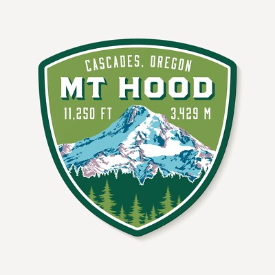 Mt Hood Oregon Cascades Sticker