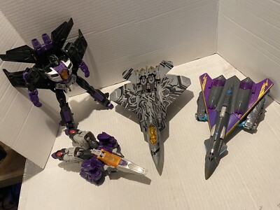 Transformers Starscream Dark wind TRU Skywarp Galvatron Parts Lot Hasbro Tomy 