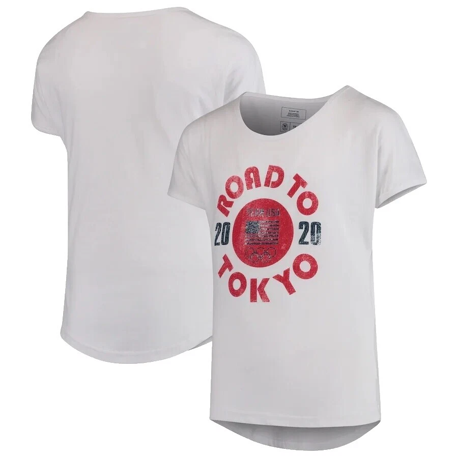 Niñas Blanco Ropa para aficionados y recuerdos de los Juegos Olímpicos