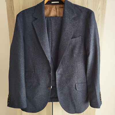 Brunello Cucinelli Men's Suits.%78 Virgin Wool %22 Silk.Size 52. New Price 6900 
