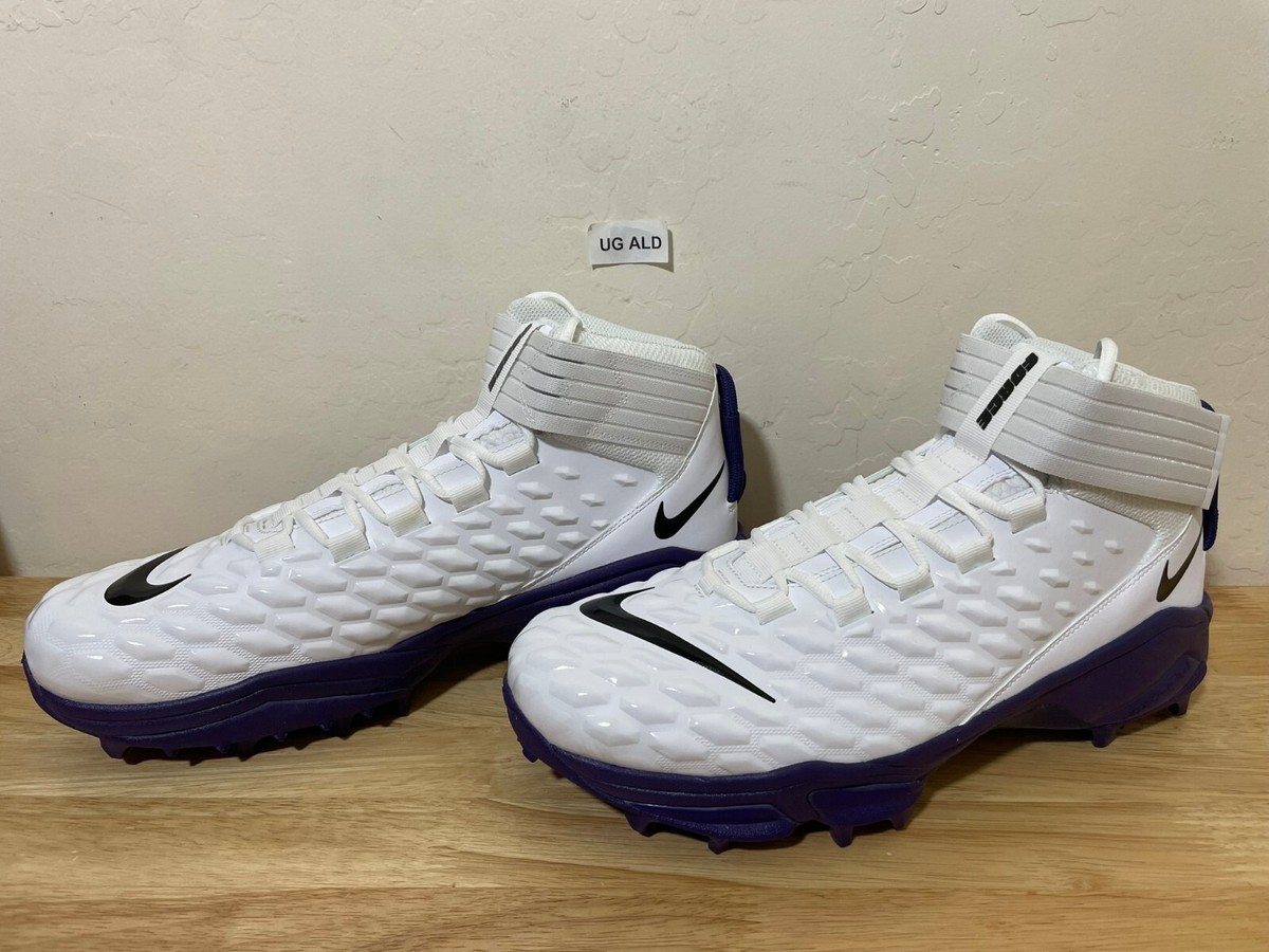Nike Force Savage Pro 2 フットボール スパイク 29.5 Nike Force Savage Pro 2 Shark Purple Lineman Football Cleats