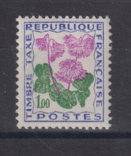 France année 1964-71 Fleurs des champs timbre taxe N° 102** réf 5858