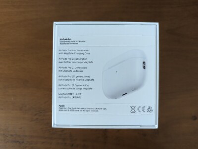 Empty BOX ONLY* Apple AirPods Pro 2nd Generation A2698 A2699 Empty BOX ONLY* Apple AirPods Pro 2nd Generation A2698 A2699