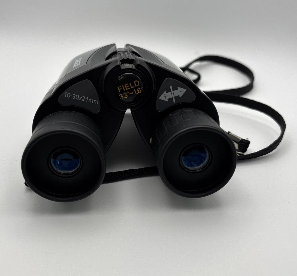 Carson Field Binoculars Compact 10-30x21 mm 3.3°~1.6° Grey/Black Work Great - Image 3 of 4
