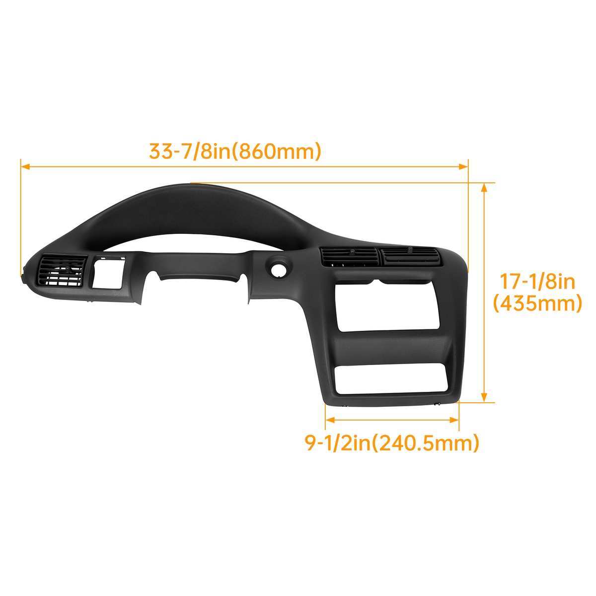 For 2000-2005 2004 Cavalier Dash Panel Speedometer Trim Bezel Rep