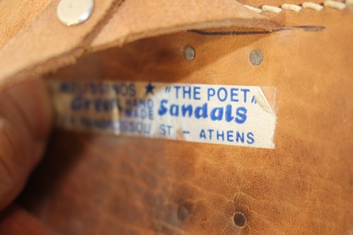 Genuine Vintage Melissinos Greek Women's Handmade! Sandals Size 5/6 US 35/36 EU - Picture 14 of 21