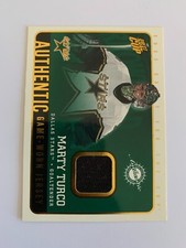 2002-03 Pacific Quest For the Cup Jerseys #8 Marty Turco - Dallas Stars