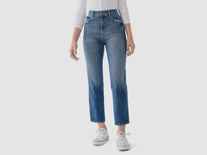 $391 DL1961 Women Blue Jeans Crop High 
