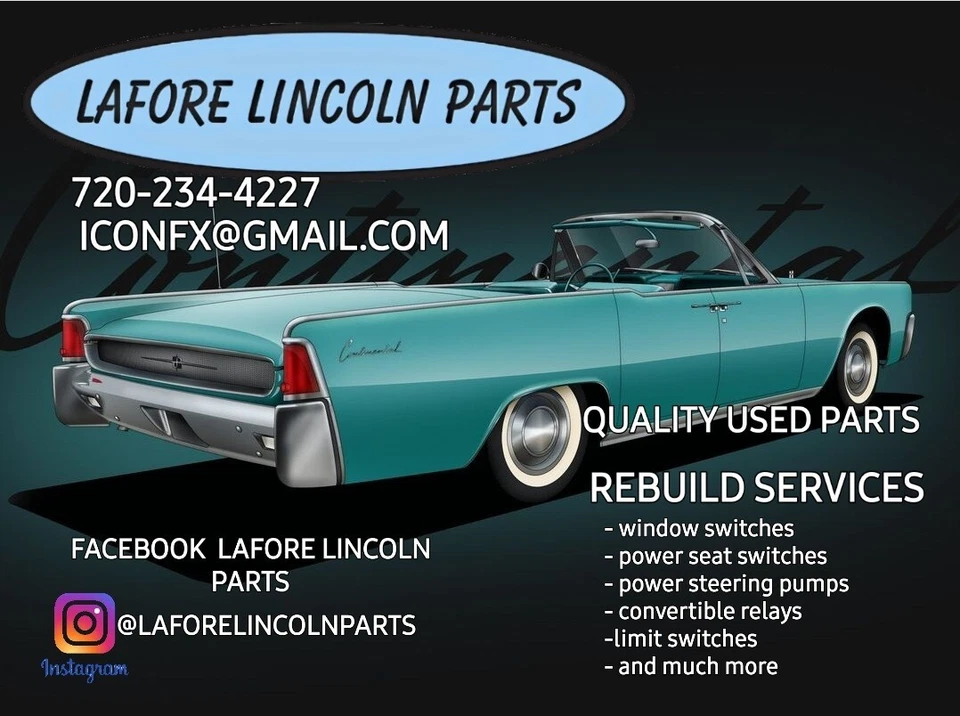  1964 1965 LINCOLN CONTINENTAL OIL GAUGE  NEW OLD STOCK SEDAN OR CONVERTIBLE - Image 3 of 4