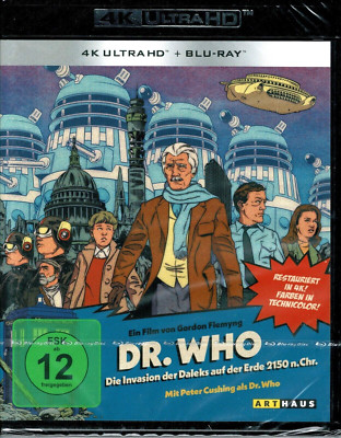 Dr. Who: Die Invasion der Daleks auf der Erde 2150 n. Chr (4K UHD + Blu-ray) NEU