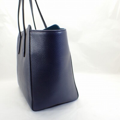 Gucci Tote Bag Handbag Leather Blue 354408 Men's Medium Magnet | eBay