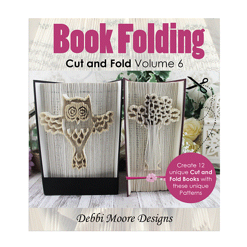 Debbi Moore Book Folding Cut & Fold Volume 6 CD Owl Love Mr & Mrs Baby (327294)