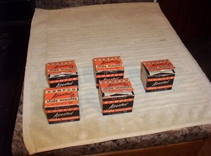 VINTAGE LOT of COMPCO AIREATED SLIDE MOUNTS - 35mm 2X2 - NOS