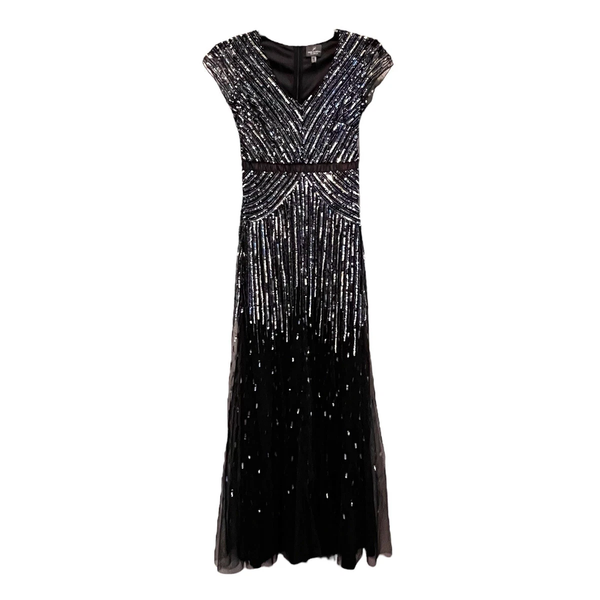 Adrianna papell silver clearance dress