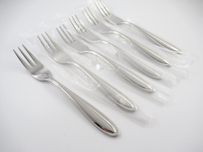 Lenox HAYDEN 6 Dessert Forks Vietnam Glossy 18/10 Stainless Steel Flatware