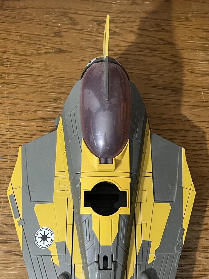 Hasbro LFL Star Wars Space Ship Fighter Anakin E3 C-022E 2008 usado en excelente estado sin figura Foto 4 de 4