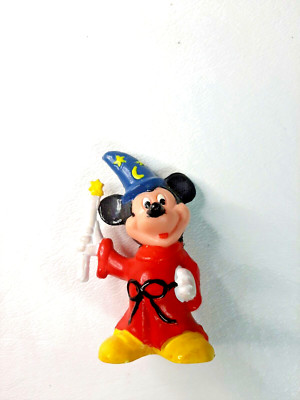vintage Disney Mickey Mouse Sorcerer's Apprentice PVC Wizard