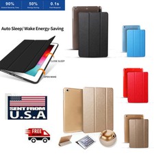 for Apple iPad 9.7" 5th 6th Generation Air1 2 Pro 12.9 Silk Pattern Leather Case