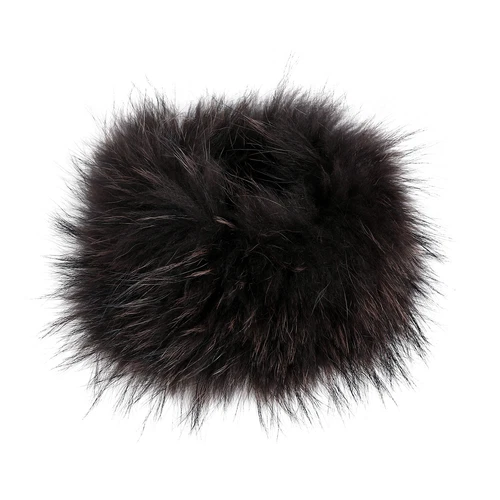 Women's Headband 100% Genuine Fox Fur Knitted Neck Warmer Furry Fur Hairband - Picture 16 of 31