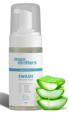Man Matters Intimate Wash for Men- Anti Bacterial, Anti Itch, Anti Odour 120 Ml