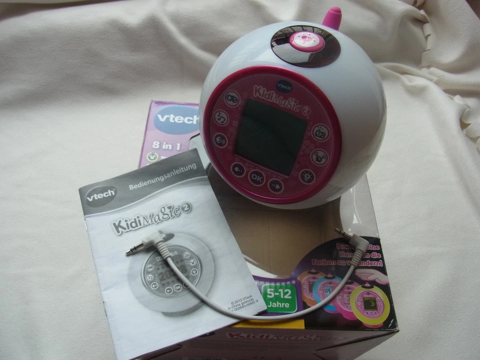 VTECH Kidi Magic 2 rosa Wecker Radio Stimmungslicht Wahrsagerkugel
