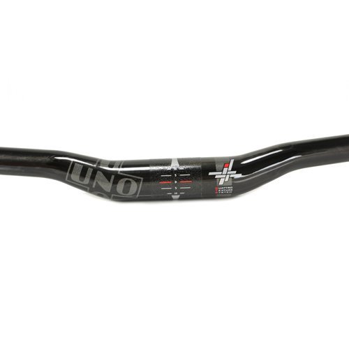 AU Ship~UNO 3K Full Carbon Riser Handlebar, x 600mm, Black