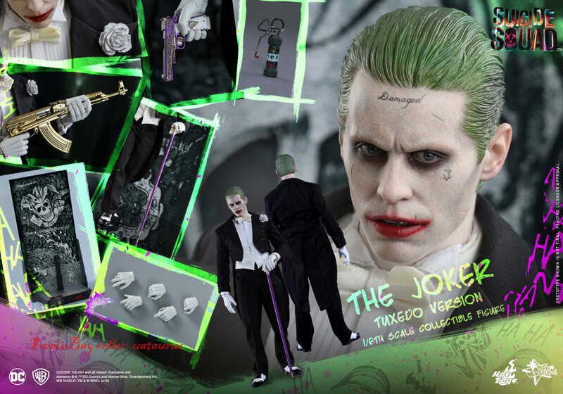 Perfect Hot Toys 1/6 Mms395 Suicide Squad The Joker Tuxedo Version