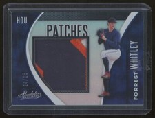 FORREST WHITLEY 2021 PANINI ABSOLUTE PATCHES HOLO SILVER 24/25 #PAT-FW