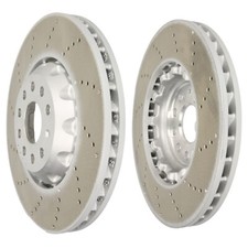 SHW Peformance Bremsscheiben vorne gelocht 340x30mm X2 für VW Golf MK7 R, GTI, TCR