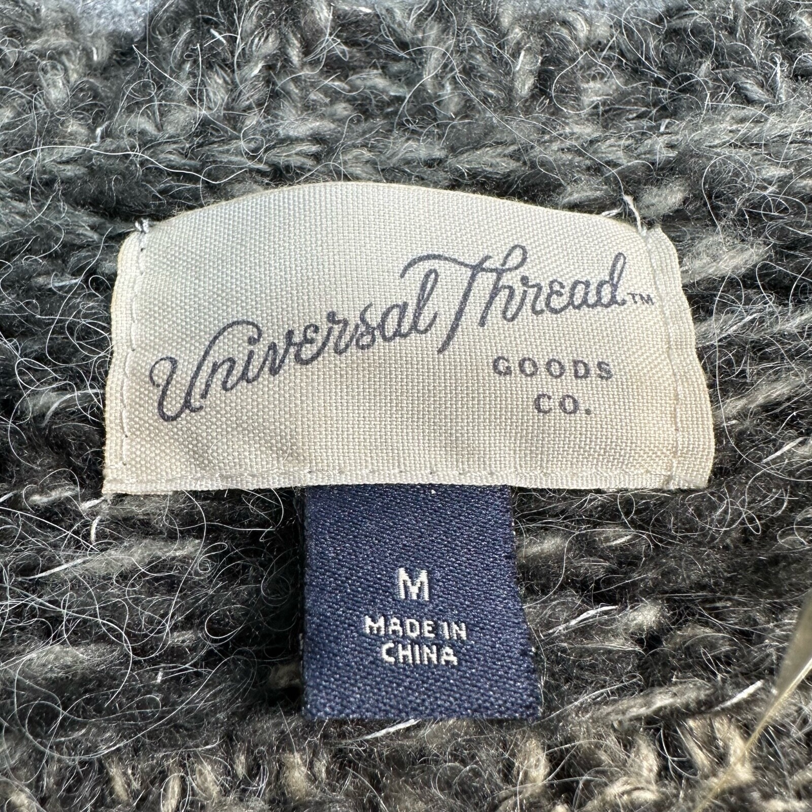 Universal Thread Jacket Womens Medium Grey Patter… - image 3