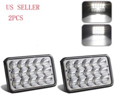2pc Black 4x6 Led Headlights Hi Lo Beam For Chevy S10 Blazer 1994 1995 1996 1997 2pc Black 4x6 Led Headlights Hi Lo Beam For Chevy S10 Blazer 1994 1995 1996 1997