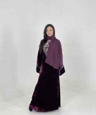Dubai Kaftan Abaya Eid Moroccan Dress Farasha Long Gown Ramzan Georgette SALE