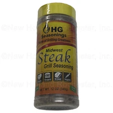 HG Seasonings 12oz Midwest Steak Grill Seasoning Part # HGS730860