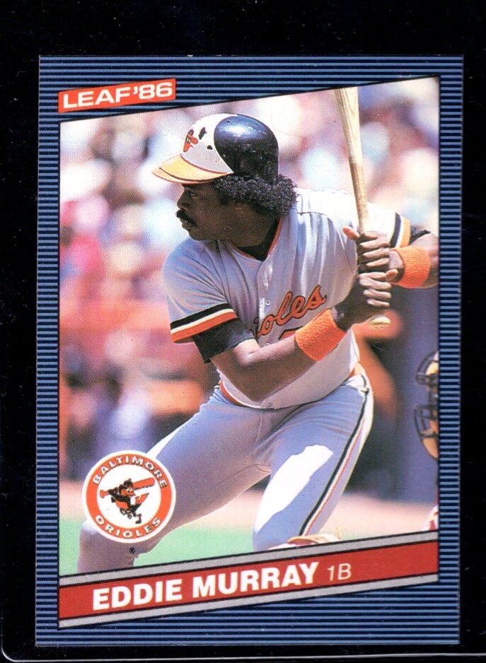 1986 Leaf #83 Eddie Murray NM-MT, Free Shipping 