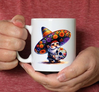 Day of the Dead Gonk Lover Becher - Ideal Vatertag Geschenk - Zuckerschädel Becher 39
