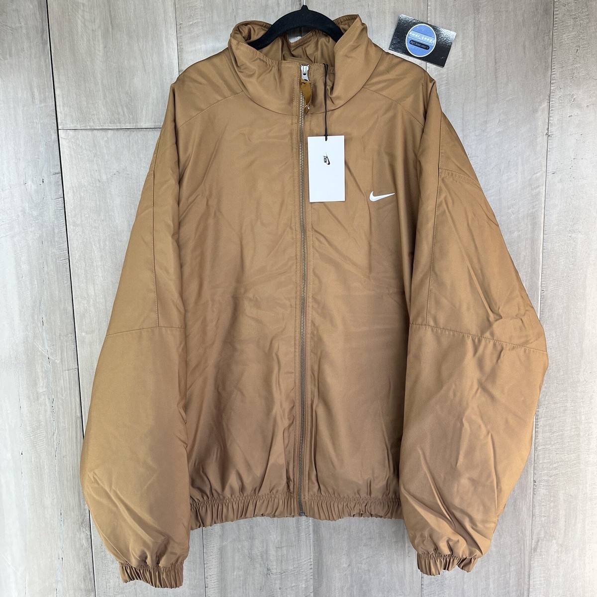 ジャケット・アウター NIKE Solo Swoosh Satin Bomber Jacket L Nike SOLO SWOOSH SATIN BOMBER JACKET Black | BSTN Store