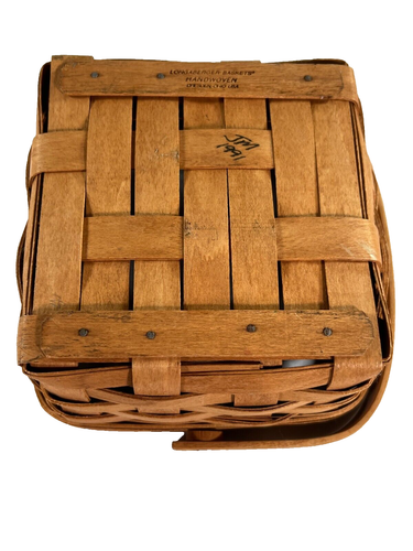 1991 Longaberger Medium Berry Basket 7.5"L x 7.5"W x 3.5"H - 第 3/3 張圖片