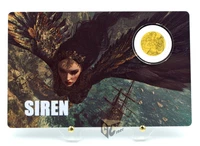 Siren 1/1000 Oz 999 Gold Coin 12 Dollars Liberia 2026