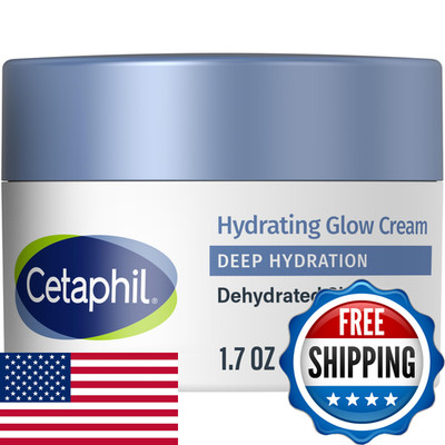 Cetaphil Deep Hydration Healthy Glow Daily Face Cream 1.7 Oz 48 Hour Dry Skin