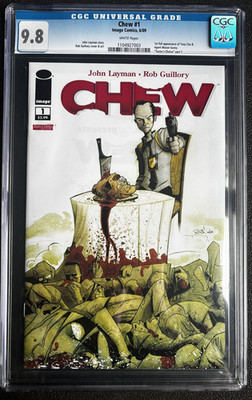 Chew #1  2009 Image John Layman Rob Guillory Cover A  CGC 9.8 1104927003
