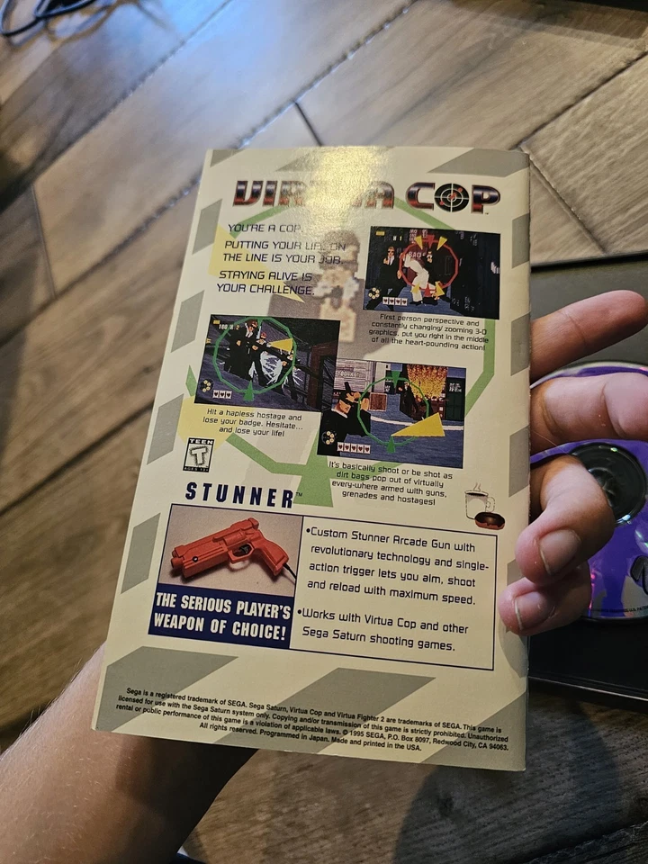 Virtua Fighter 2 (Sega Saturn, 1995) CIB COMPLETE IN BOX - Image 3 of 4