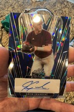 2024 Leaf Metal - Autographs Gavin Grahovac #BA-GG1 Blue Crystals /12 (AU, RC)