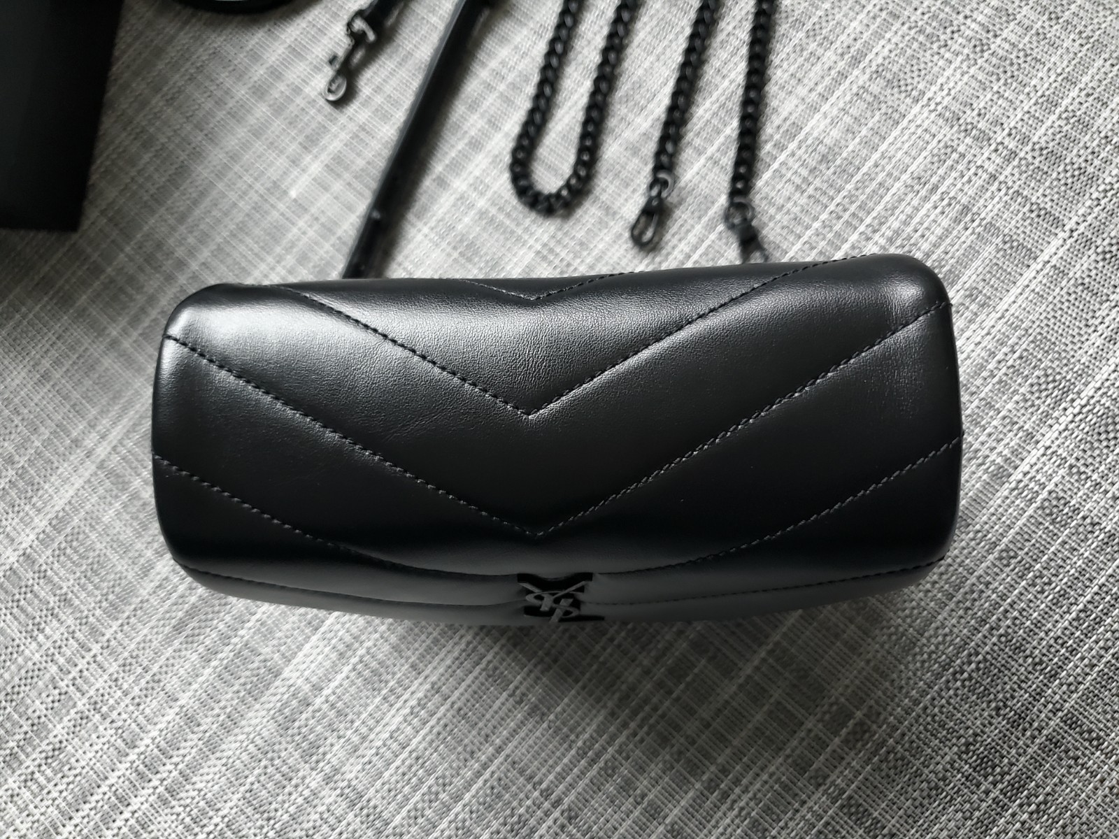 YSL Saint Laurent toy loulou all black image 8