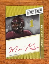 Marion Grice 2014 Press Pass Showbound Rookie Autograph Red Ink Chargers