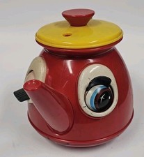 Vintage Modern Toys Comic Tea Pot Anthropomorphic Battery Op Tested Works Smokes