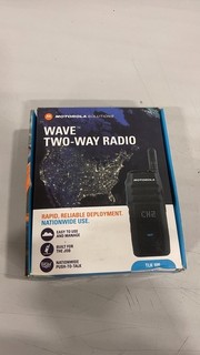 Motorola TLK 100 4G LTE Two Way Radio Wave Black