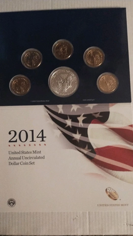 2014 U.S. Annual Uncirculated Dollar Coin Set - Image 2 of 2
