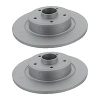 2 Bremsscheiben Voll Ø 274 Mm Triscan Passend FüR U.A. Renault Laguna