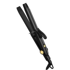 Curling Iron 1 Inch Flat Iron, 2-in-1 Europe Compact Travel Size Curling Wan...