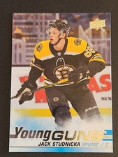 JACK STUDNICKA #473 2019-20 Upper Deck YOUNG GUNS RC BOSTON BRUINS